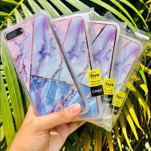 Cute Marble geometric I phone case